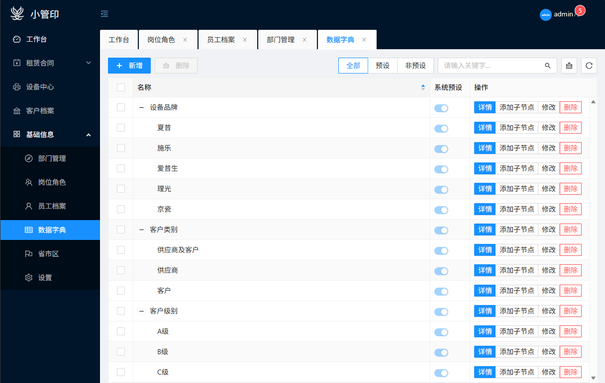 数据字典